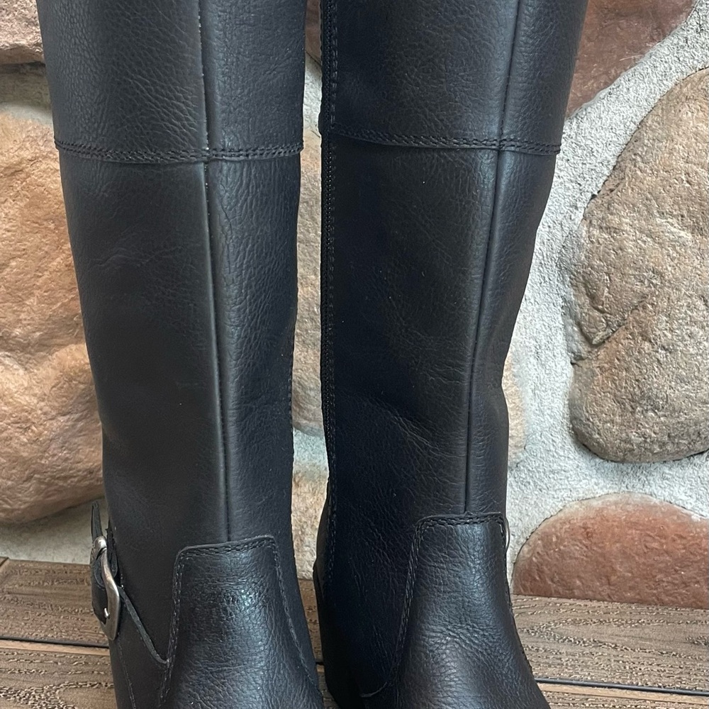 Harley-Davidson Gilman Tall 14-Inch Lace up Back Leather water proof Boots 7 - Picture 5 of 10